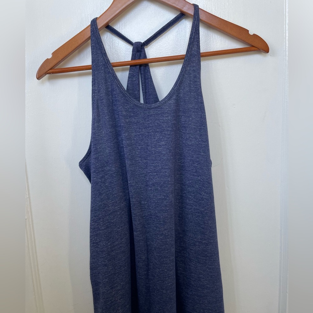 Zella Women's Blue Sleeveless Tank Top - Small
